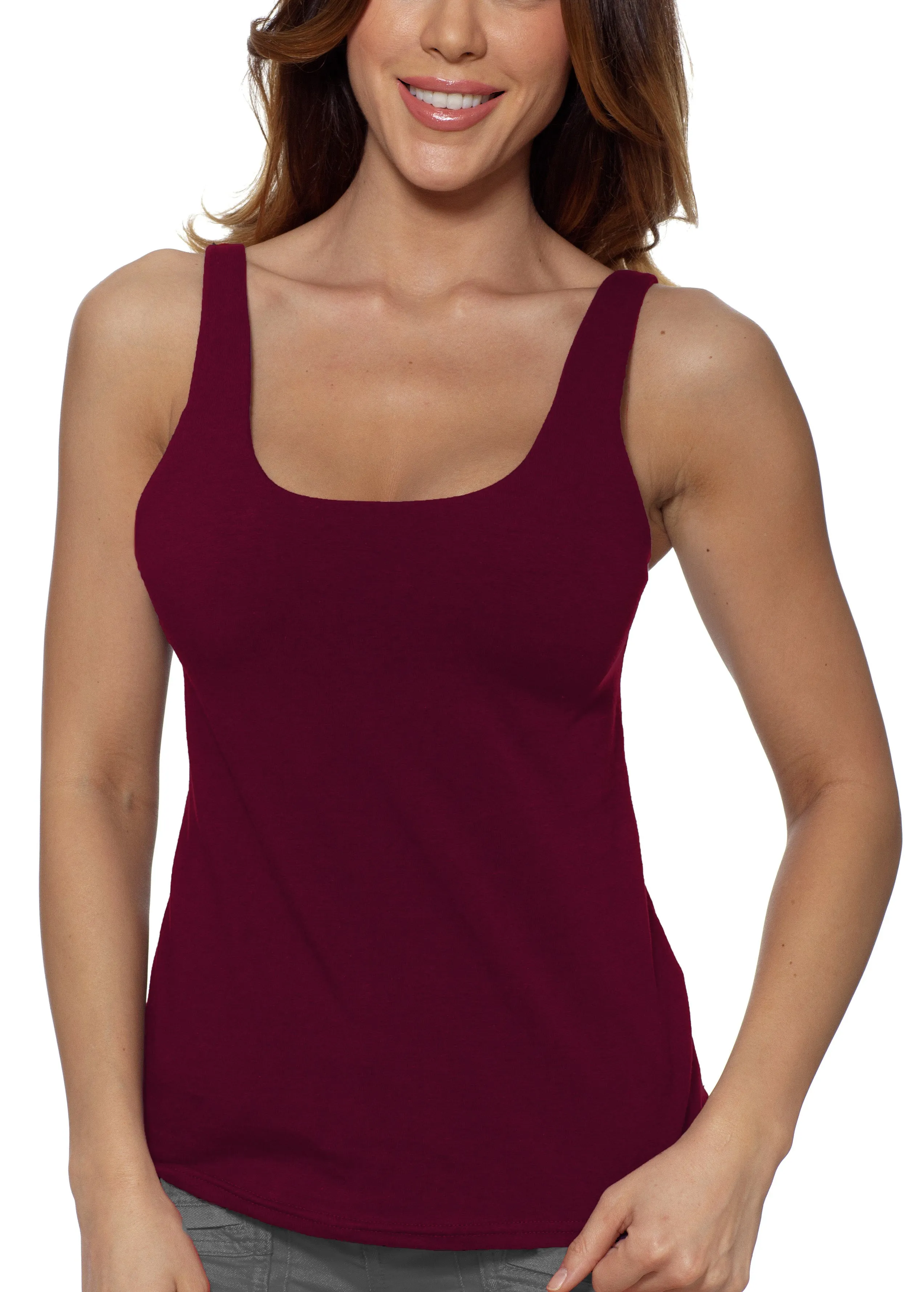 Alessandra B Underwire Bra Cotton Sports Tank Top- Style M3021