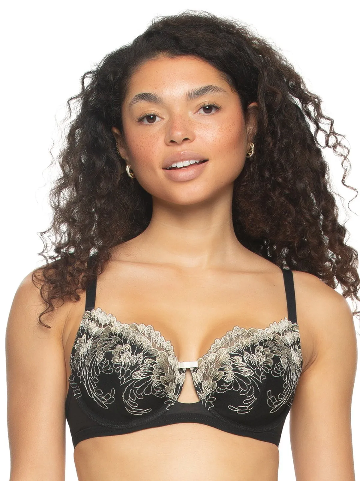 Aura Embroidered Contour Bra