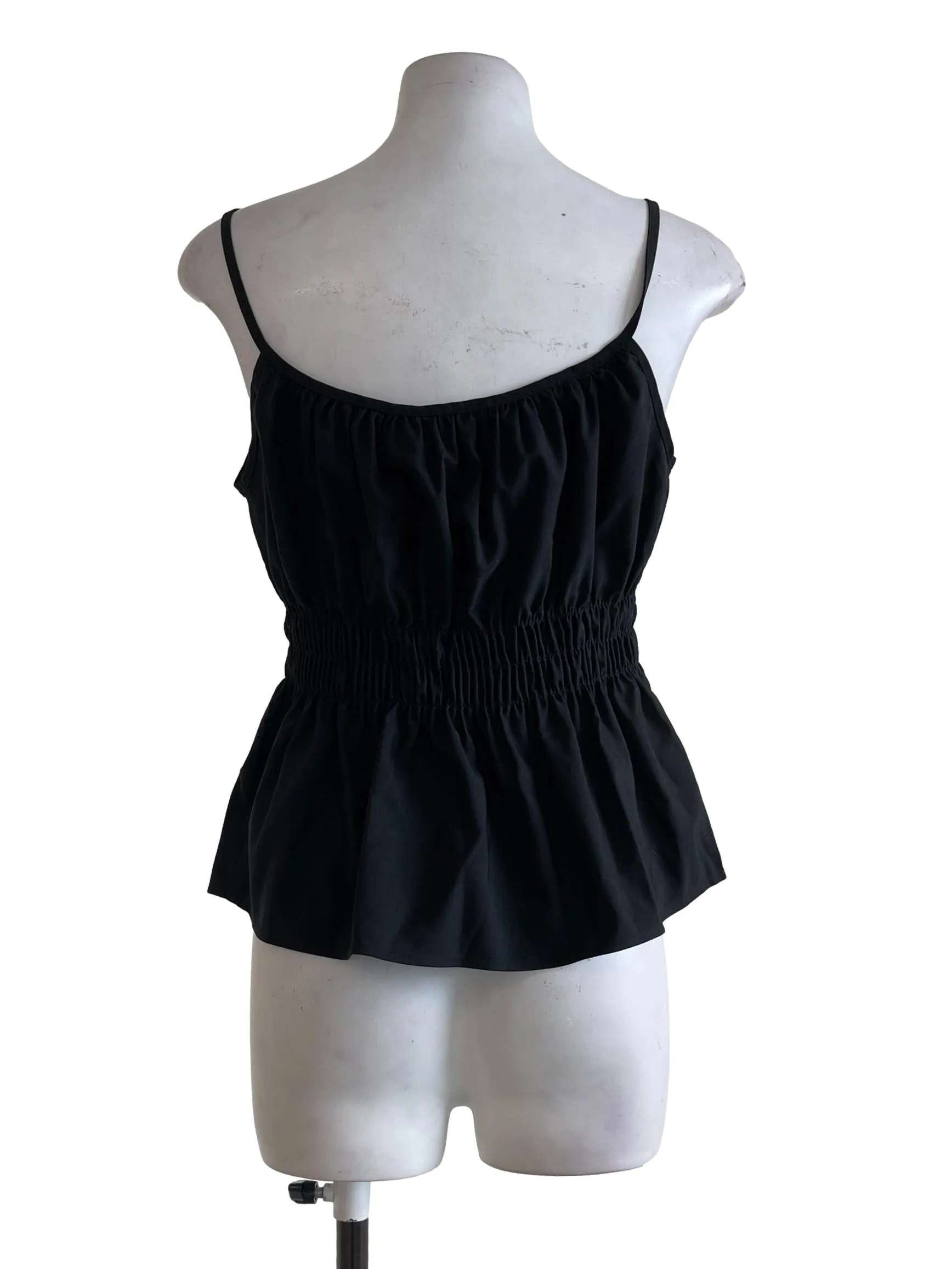 Black Cotton Mini Top LB
