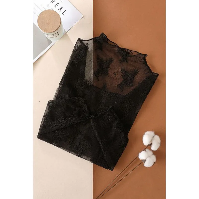 Danielle Sheer Lace Top