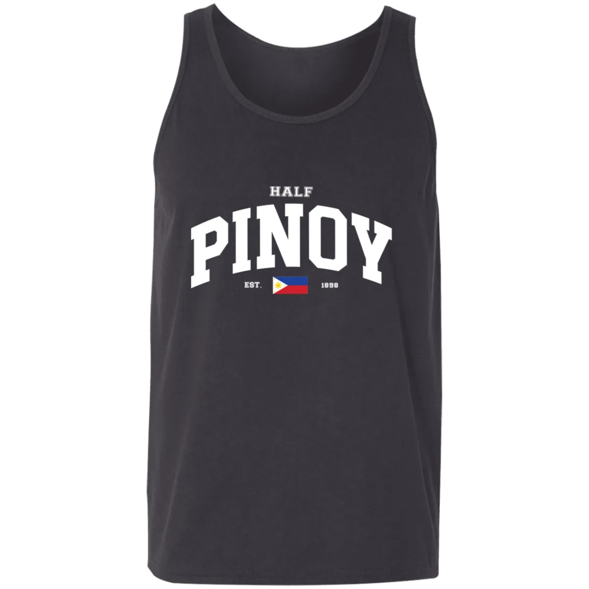 Half Pinoy Unisex Cotton Tank Top