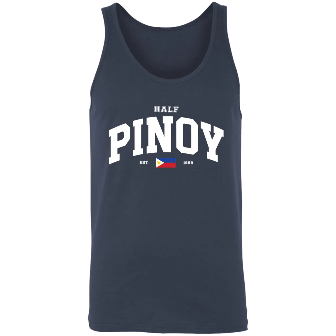 Half Pinoy Unisex Cotton Tank Top