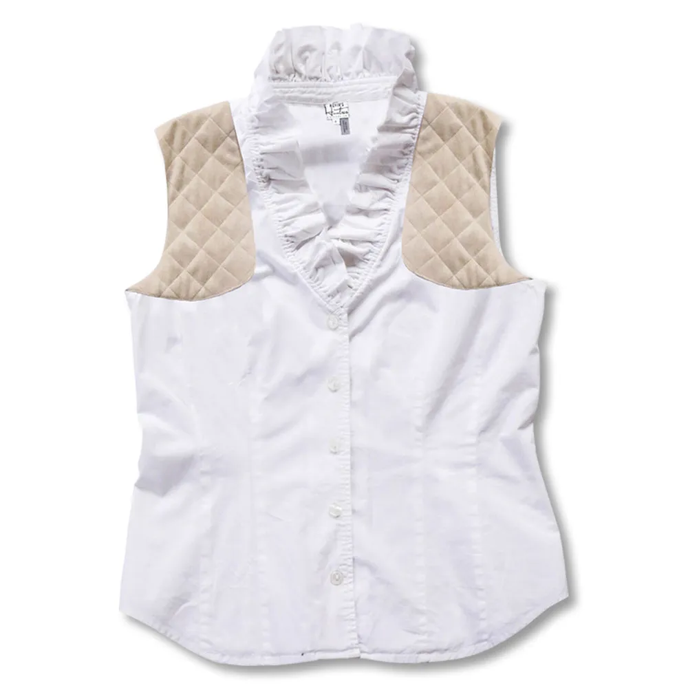 Kevin's Huntress Sleeveless Ruffle Shooting Blouse