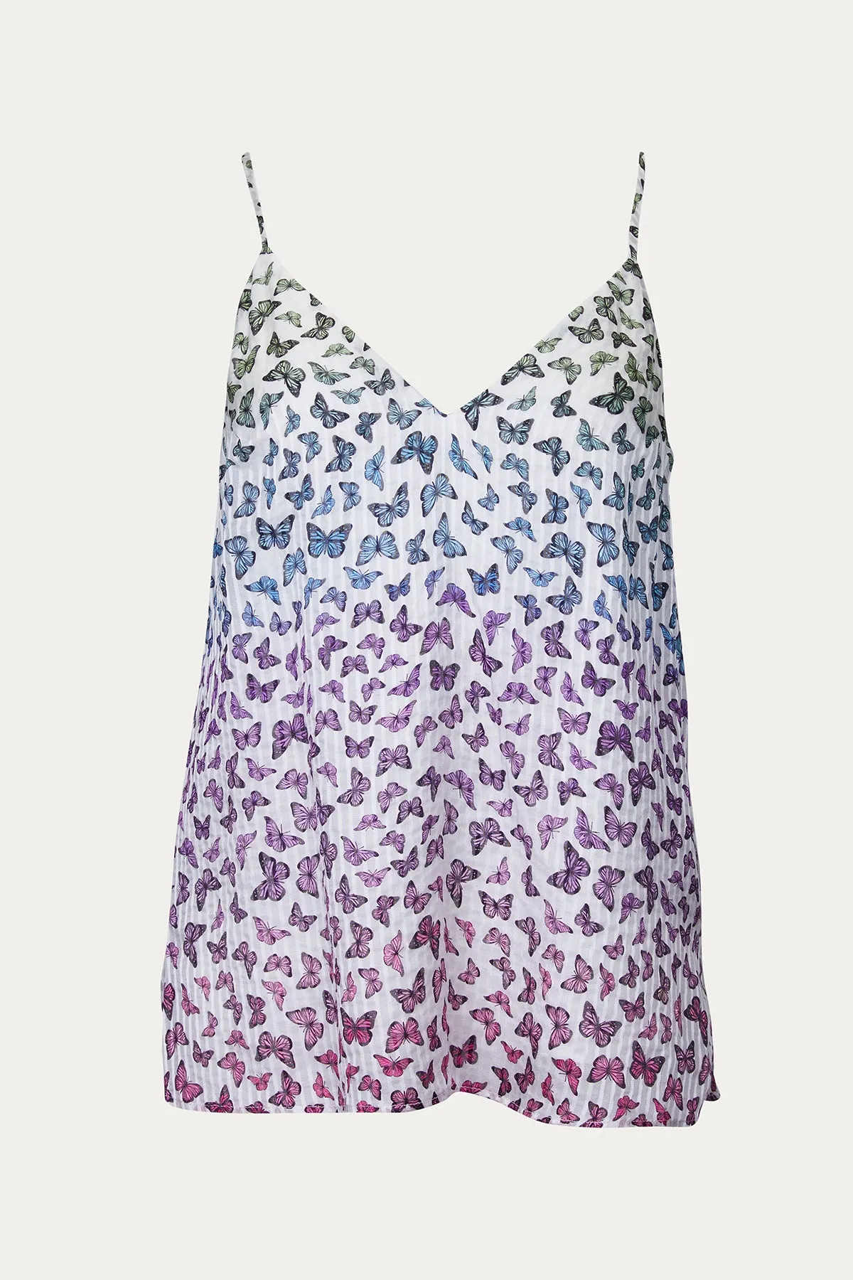 OLIVIA SILK-BLEND BUTTERFLY CAMISOLE