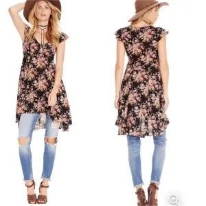 Ralph Lauren NWT Denim &amp; Supply Sussex Boho Floral Babydoll Dress SZ 6