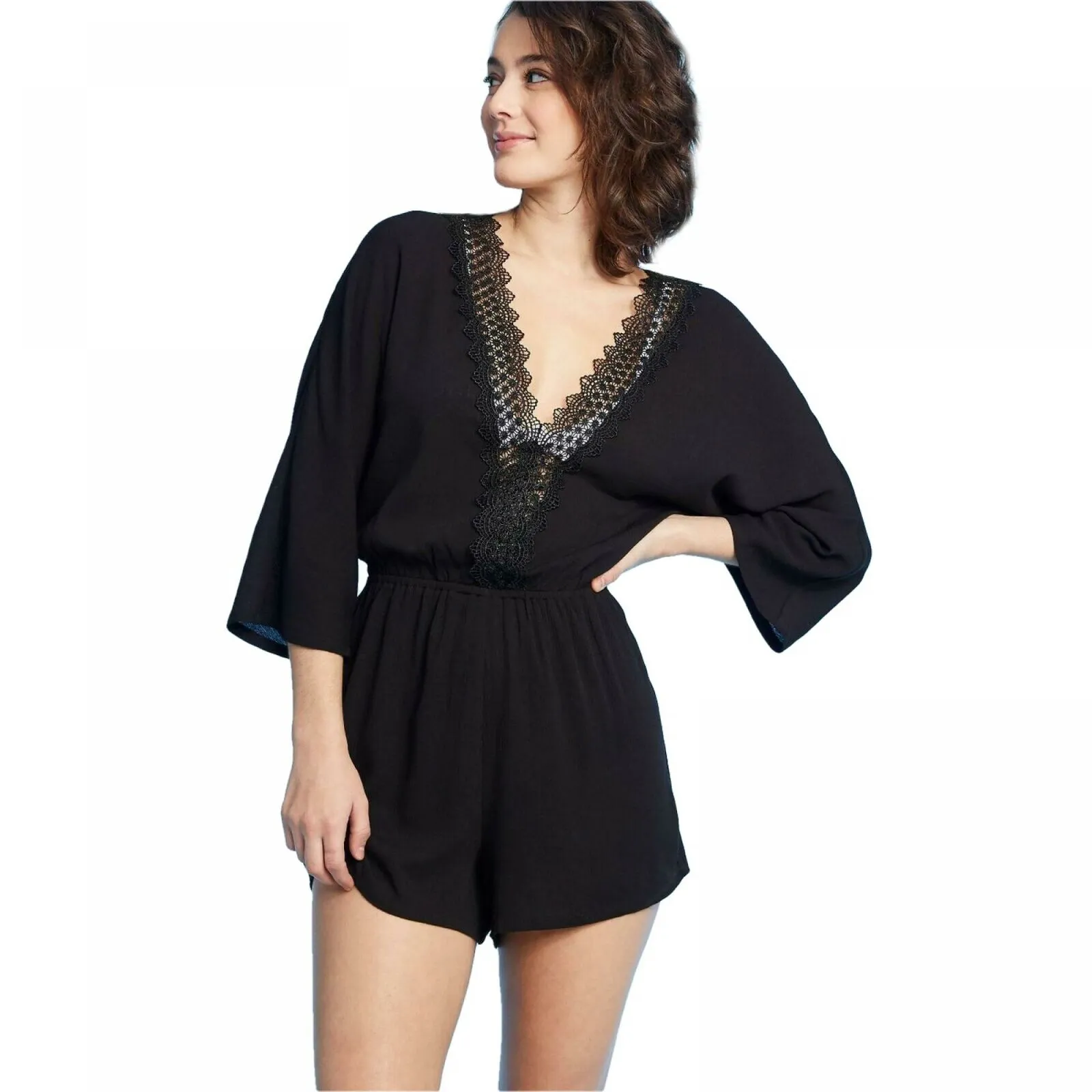 Sea Angel Women's V-Neck Romper Cover Up