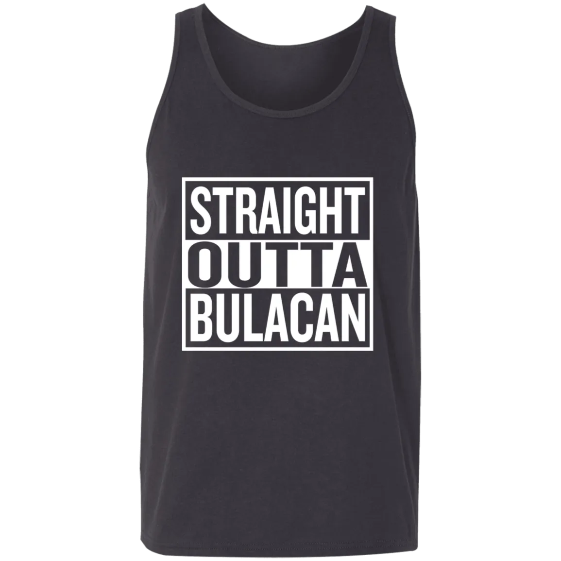 Straight Outta Bulacan Unisex Cotton Tank Top
