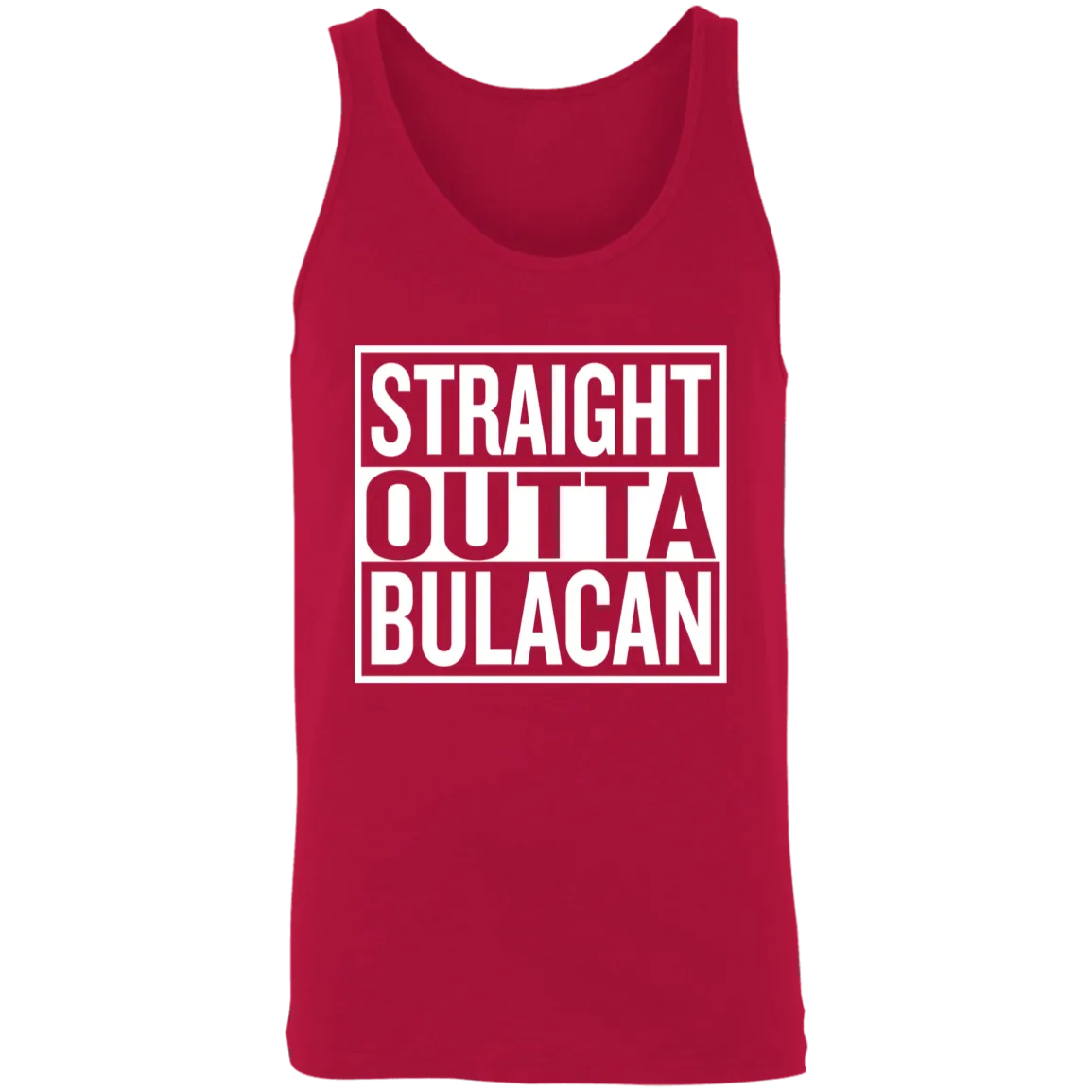 Straight Outta Bulacan Unisex Cotton Tank Top