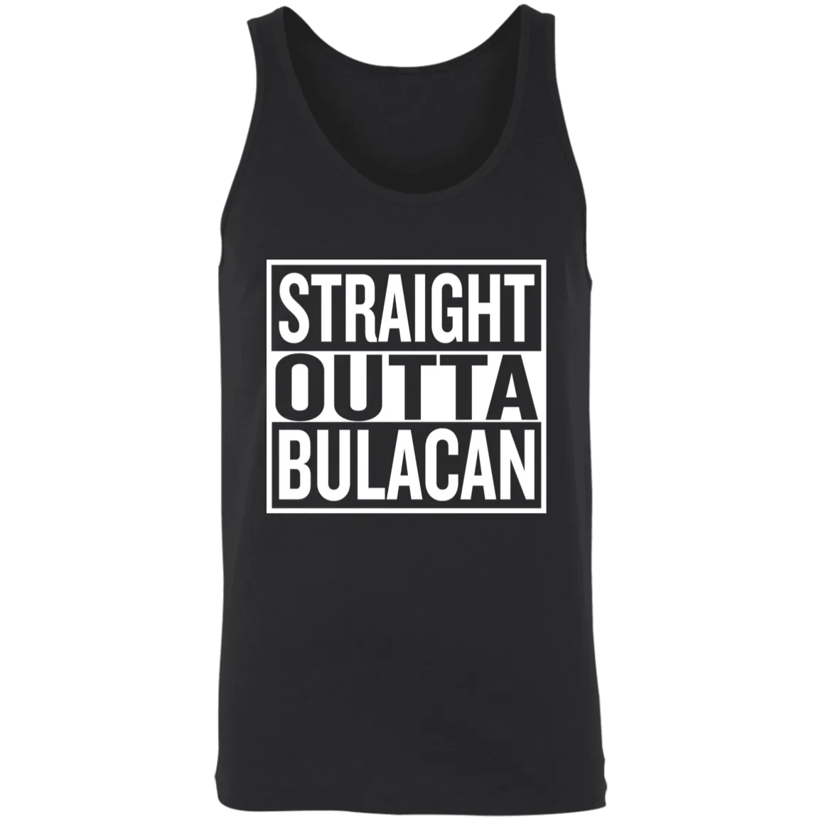 Straight Outta Bulacan Unisex Cotton Tank Top