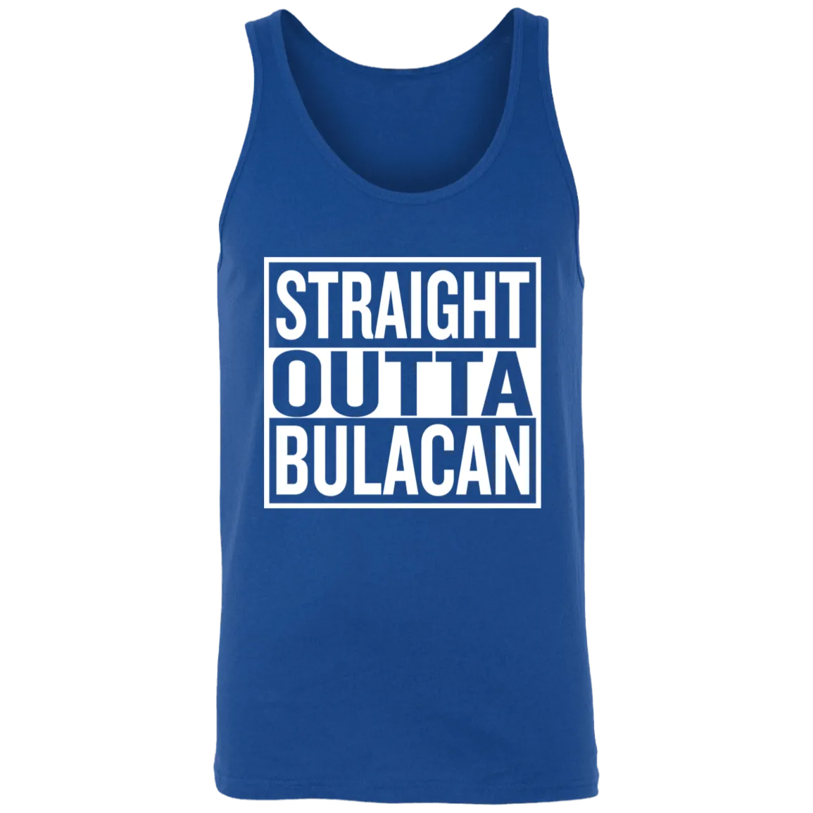 Straight Outta Bulacan Unisex Cotton Tank Top