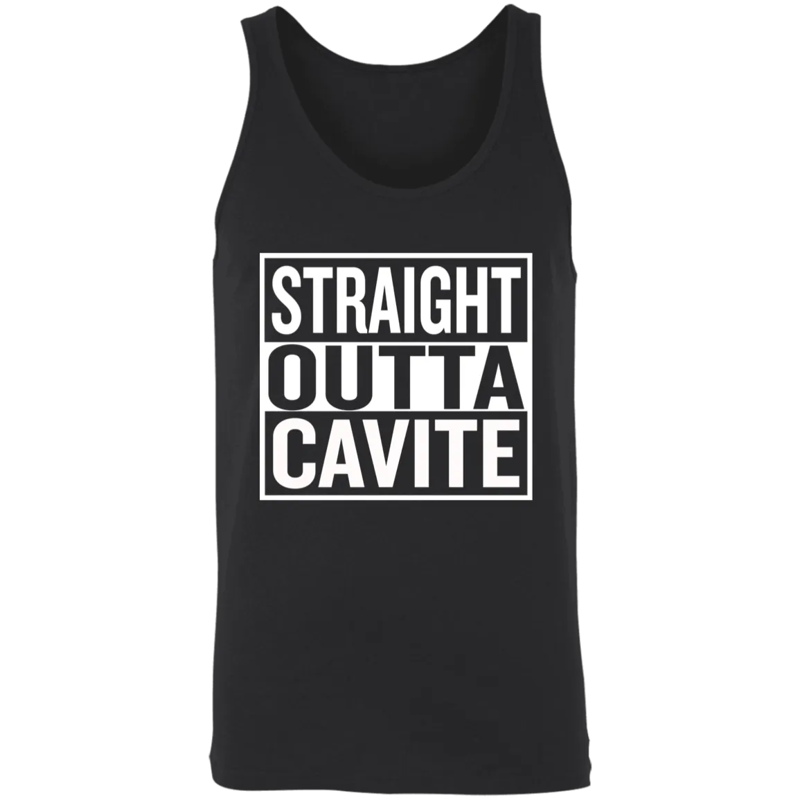 Straight Outta Cavite Unisex Cotton Tank Top