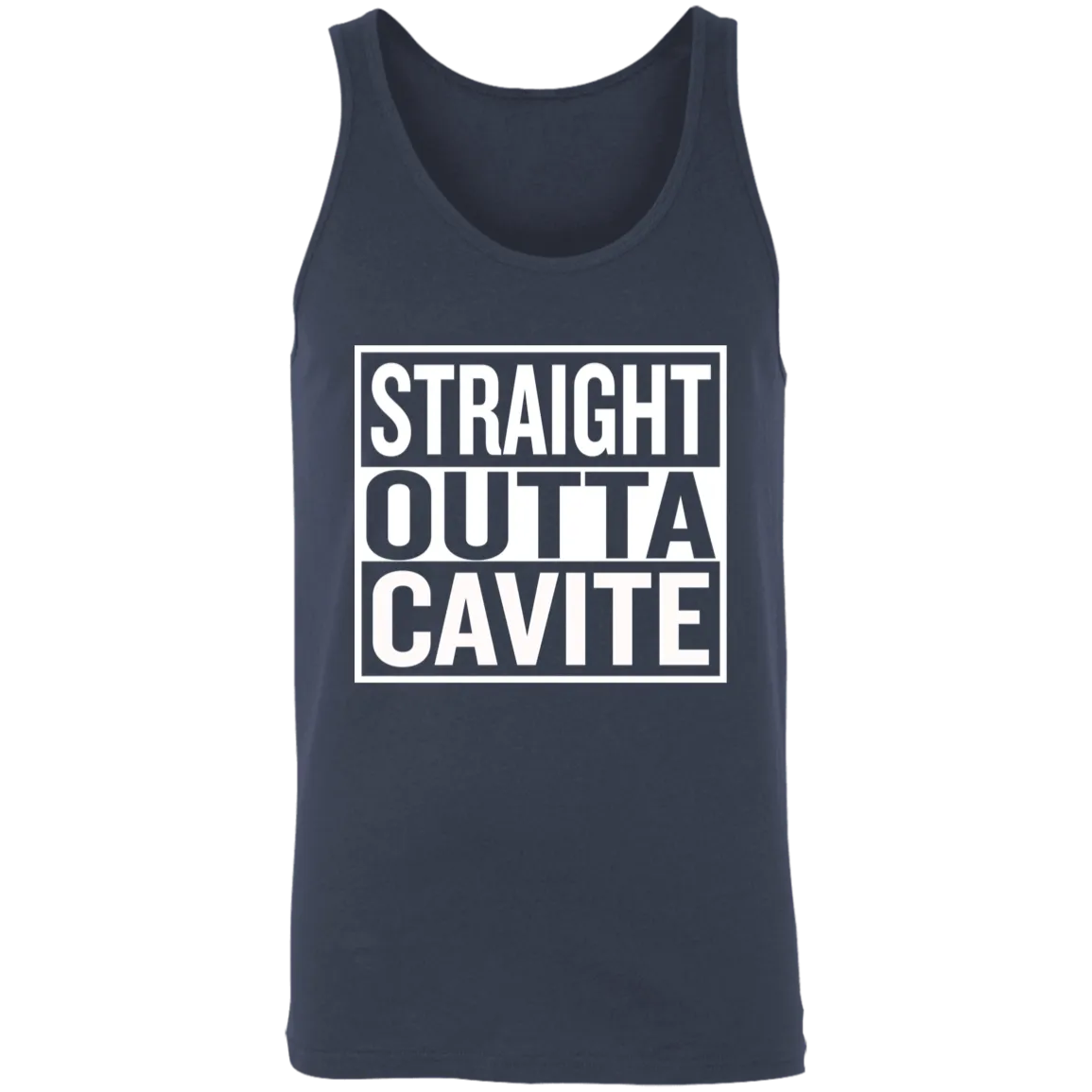Straight Outta Cavite Unisex Cotton Tank Top