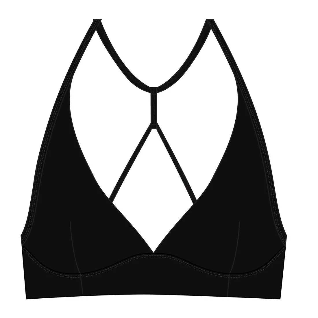 Women's swimsuit top with double-adjustable back BEA NOIRE